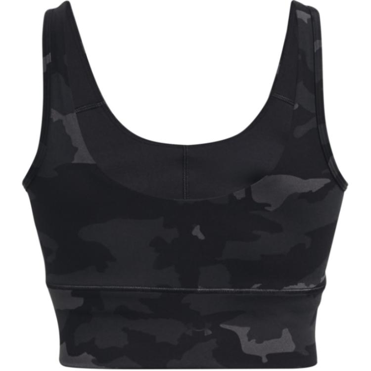 Under Armour Camo Print Short Training Tank Top Women Tops Black 1380983-021