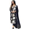 GoSriKi Women's Rayon Blend Straight Printed Kurta with Pant & Dupatta (KALAL Black-GS_M_Black_Medium)