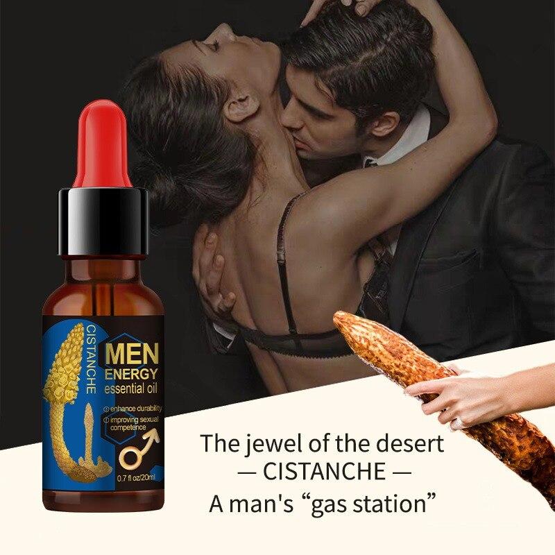 Men's Massage Essential Oil Plant Epimedium Restore Vitality And Enhance Endurance For Men Body Care Essential Oil