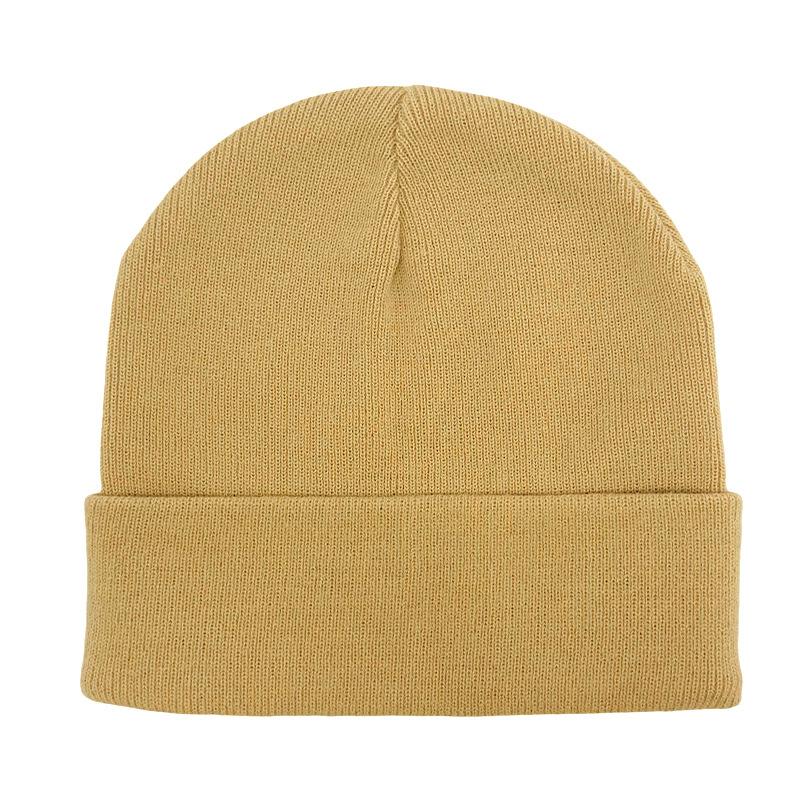 Knitted Hat Versatile Cold-proof Autumn and Winter Hat Women's Wool Hat Spot Pullover Hat Knitted Hat Men's