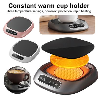 Coffee Mug Warmer Cordless USB Rechargeable Travel Mug Heater with Thermally Conductive Base Portable Drink Warmer