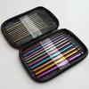 22pcs/Set Crochet Hooks Needles Stitches Knitting Craft Case Crochet Agulha Set Weaving Tools Sewing Tools