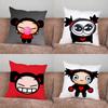 Funny P-Pucca Garu Pillow Case For Home Bedroom Car Office Decoration Living Room Sofa Cushion Cover Suitable