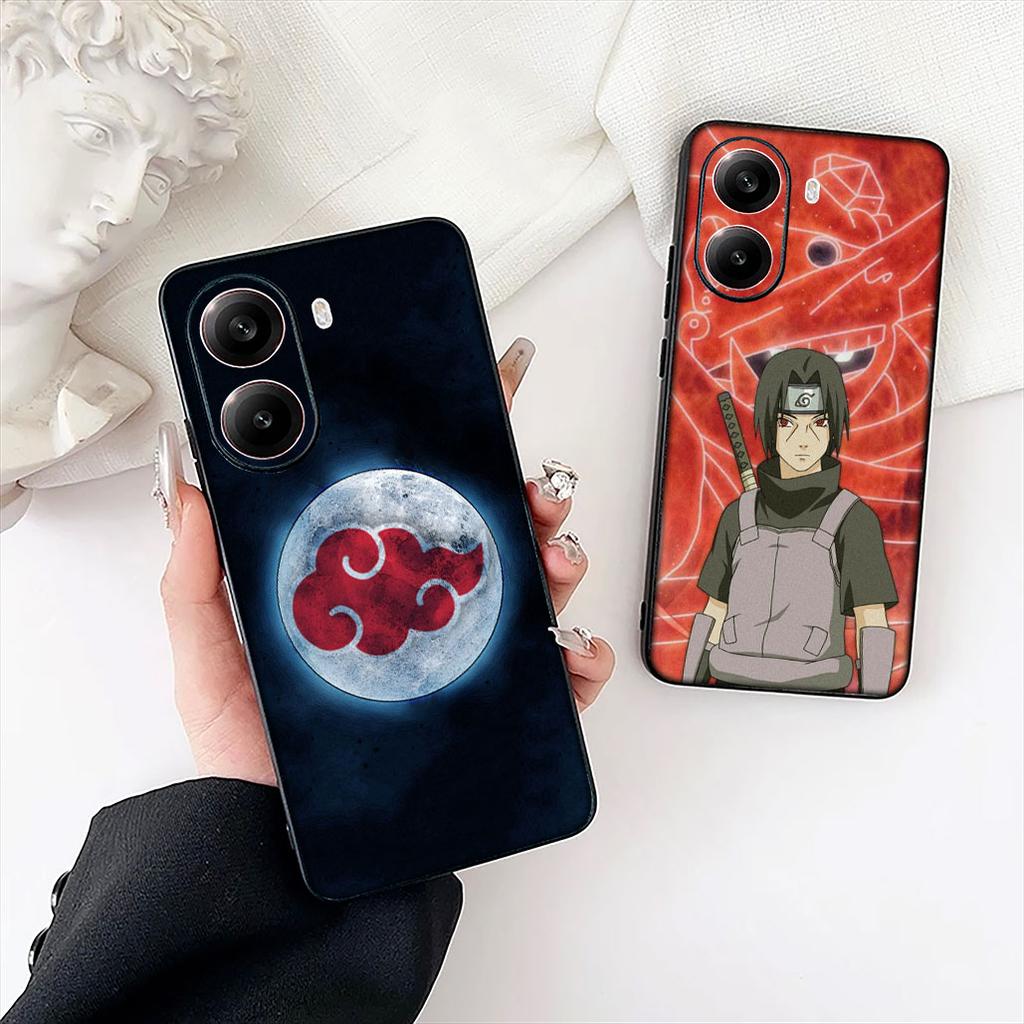 Sasukes N-Narutos Akatsukis Phone Case for Samsung Galaxy S22 S21 S20 FE Ultra Plus A35 A36 A37 A33 A34 A04 A71 Protective Cover