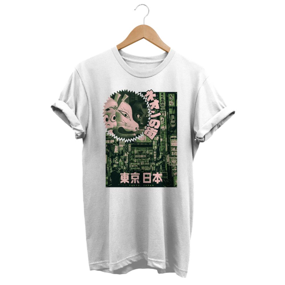 Tokyo Japan Tshirt Japanese Streetwear Graphic Tee Tee TShirt Short Sleeve Women Unisexs TShirt Casual Crew Neck Tee