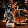Módní socha koňské hlavy Karafka na whisky s nepropustnou zátkou Lahev na whisky Bourbon Brandy Lahev na alkohol Dárek