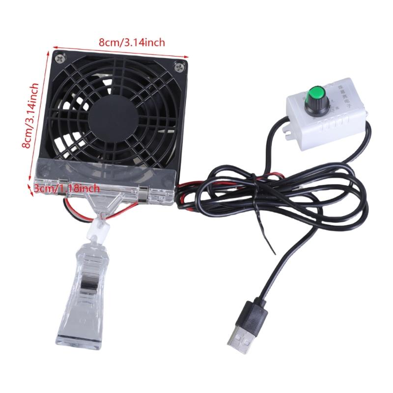 Ventilatore di Raffreddamento per Acquari Domestici Raffreddatori d'Aria Refrigeratore d'Aria per Acquari Sistema di Riduzione della Temperatura