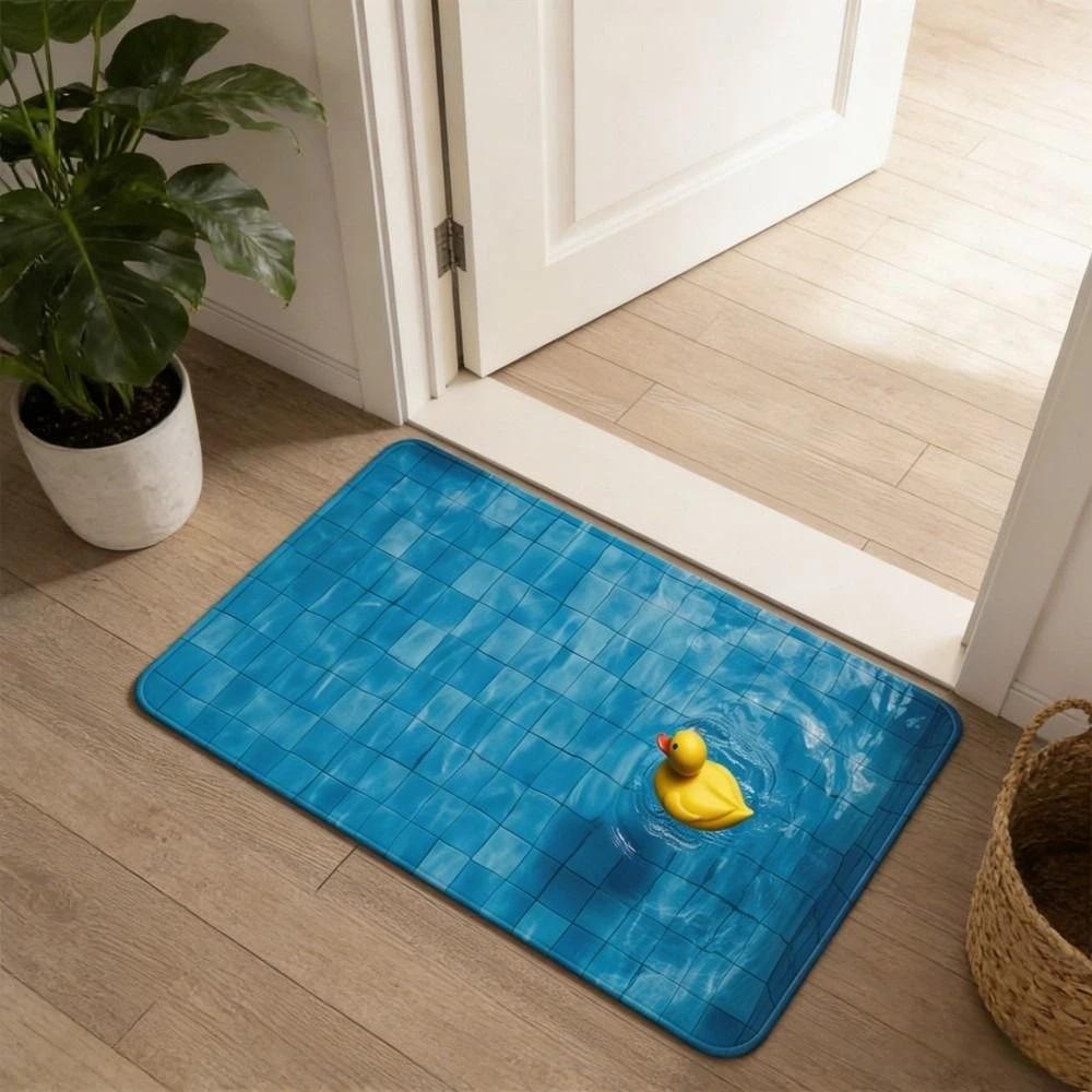 Απορροφητικό Οπτική Ψευδαίσθηση Πατάκι Εισόδου 3D Επίπεδο Χαλί Πόρτας Υπνοδωματίου Χαλί Μπάνιου Διακόσμηση Σπιτιού