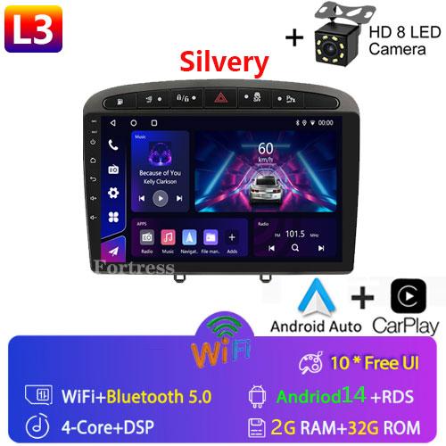 Android14 Car Radio for Peugeot 408 308 308SW 2007-2020 Multimedia Video Player Navigation GPS Carplay Auto 4G Stereo 2Din
