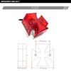 MAXIMASELECT Evrensel Motosiklet LED Demir Haç Stop Lambası Haçlar, Haç, , Yan Montaj vb. İçin
