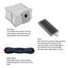 Robot Vacuum Cleaner Accessories Kit Roller Brush Roller Mop Dust Bag Filter Replacement for X8pro X8pro Plus