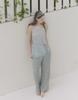 LAFELSORTOF Flower Chiffon Sleeveless Top
