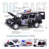 1:32 Tank300 Sabertooth Car Model Toy Alloy Body Doors Opened Shock Absorption Off-road Police Cars Models Children's Gifts