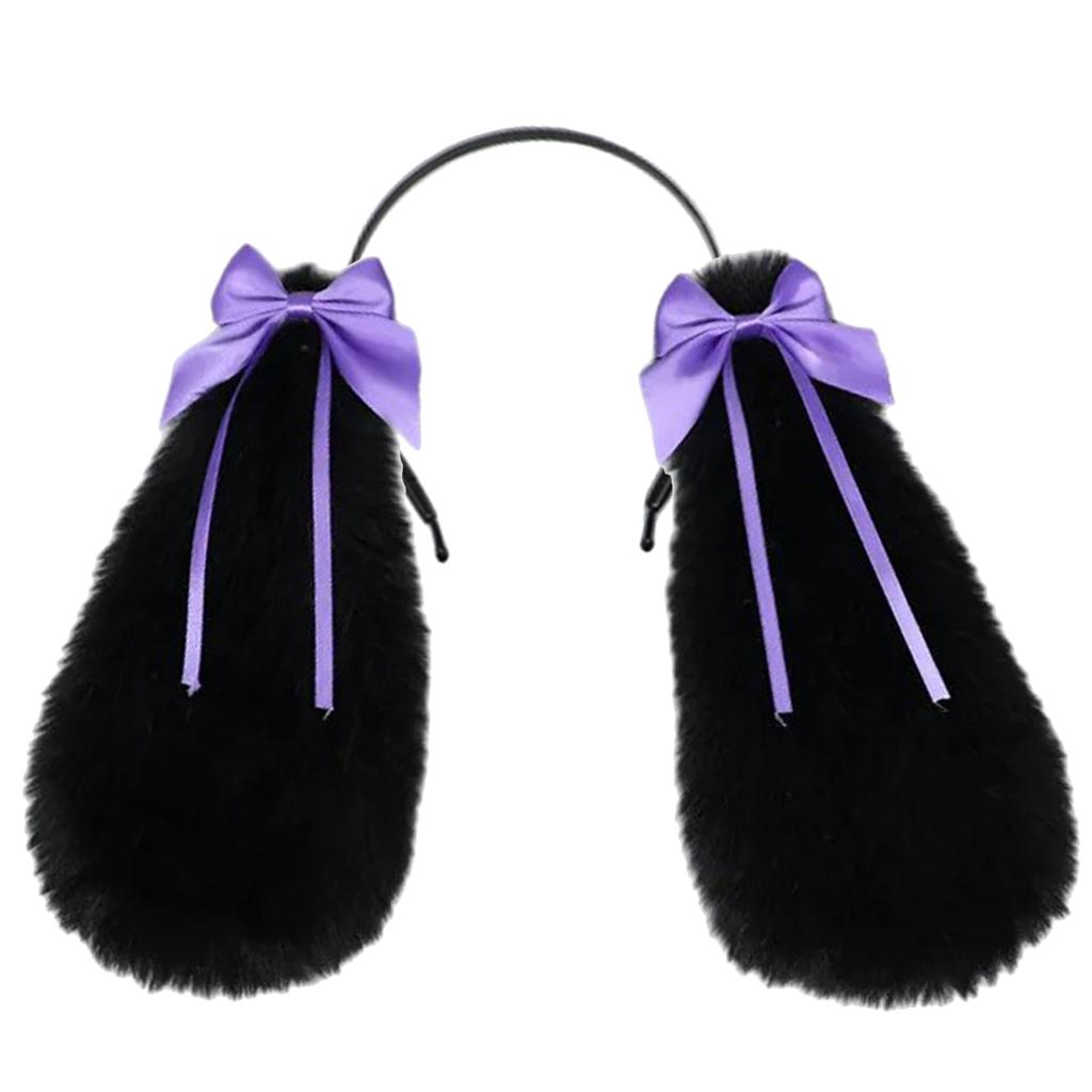Furry Rabbit Hair Hoop Cosplay Anime COSPLAY Halloween Cartoon Role Playing Fursuit Prom Party Live Show Accessories