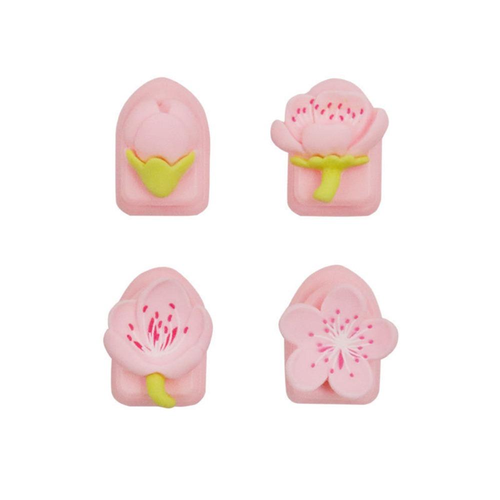 Peach Blossom Flower Car Small Hook Paste Style Car Hanging Hook Cartoon Car Hooks  Women Girl