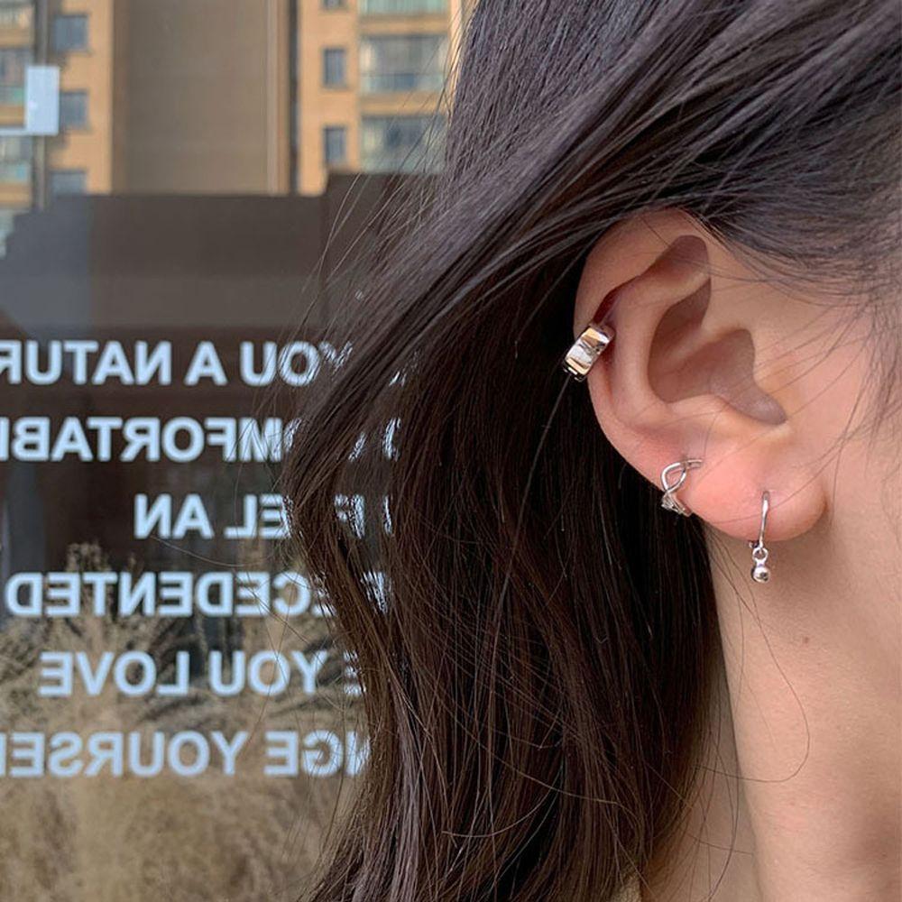 

Heart Butterfly Cross Korean Dangle Earrings Women Hoop Earrings Crystal Stud Earrings Ear Buckle