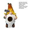 Gnome Statue Bird House Weather-proof Outdoor Garden Yard Hanging Bird House Outside Hummingbird Feeder Decoration