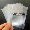 50Pcs Heart Shape Rainbow Star Foil Card Sleeves Top Loading Protector For Board Games Collectible Cards Pos  Tarot