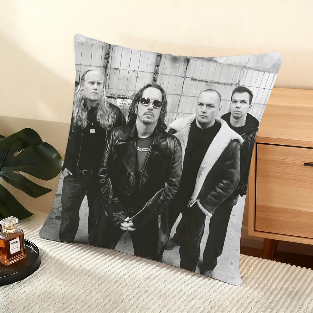 Band B-Bohse O-Onkelz Cushion Cover Soft Short Plush Pillow Cover Smooth Cozy Texture Aesthetic Cushion Case Home Decor