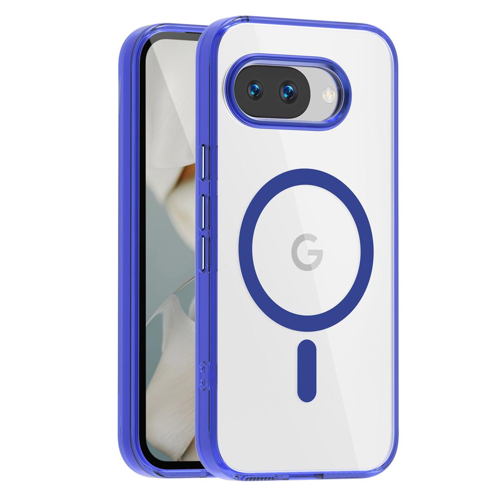 For Google Pixel 9a Case Compatible with MagSafe TPU+PC Transparent Phone Cover