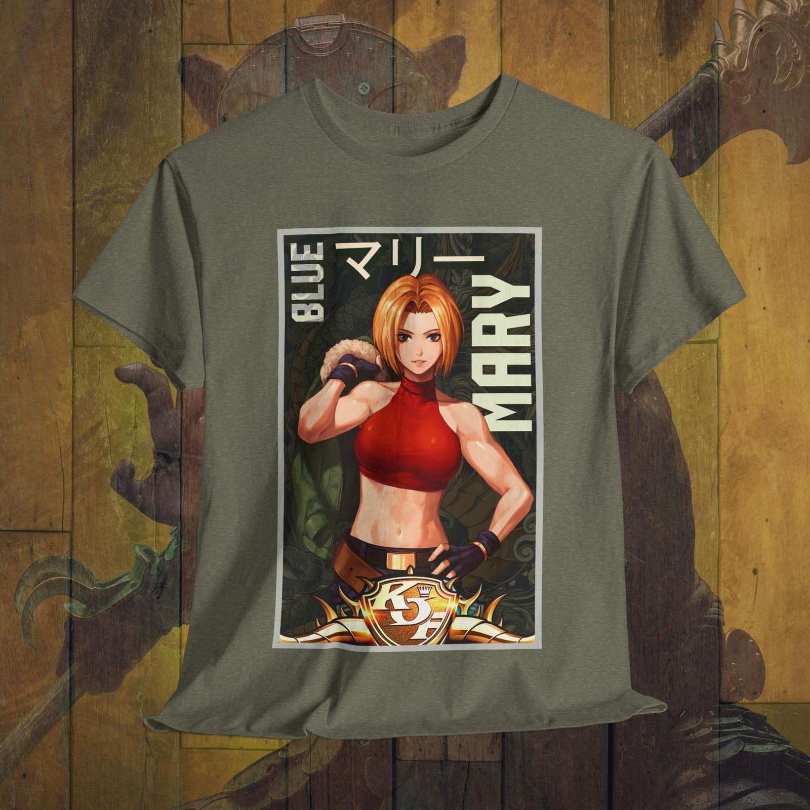 King of Fighters BlueMary Gaming Shirt, KOF Tee Collection, Gamer Unisex T-Shirt Mens Womens Tees Top S
