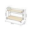 2Layer Acrylic Cosmetic Organizer Bathroom Vanity Storage Shelf Transparent Makeup Display Countertop Shelf Desktop Bathroom Decor Space Saving Decor