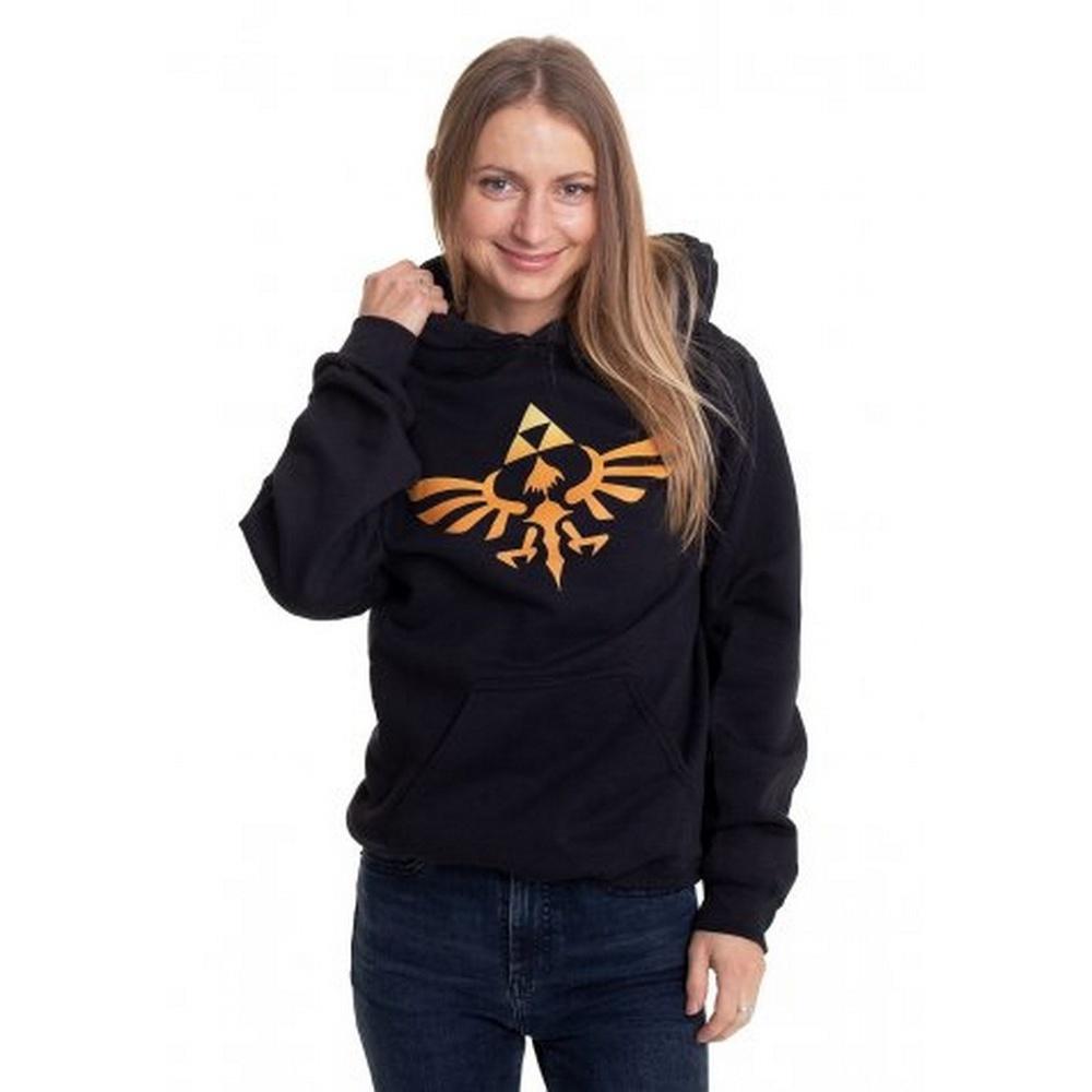 The Legend of Zelda Unisex Adult Hyrule Logo Pullover Hoodie