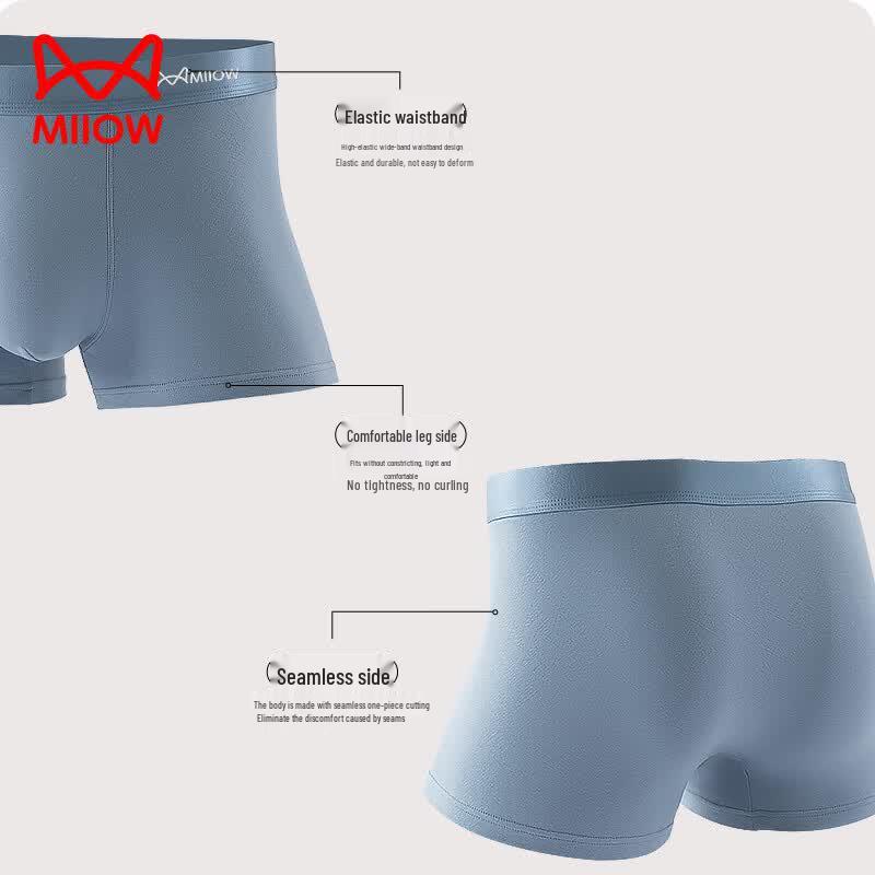 Mao Ren Men's Antibacterial Boxer Briefs