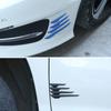 8Pcs Car Spoiler Front Bumper Fin Splitter Anti-Collision Carbon Fiber Look Rubber Protector Guards car protector