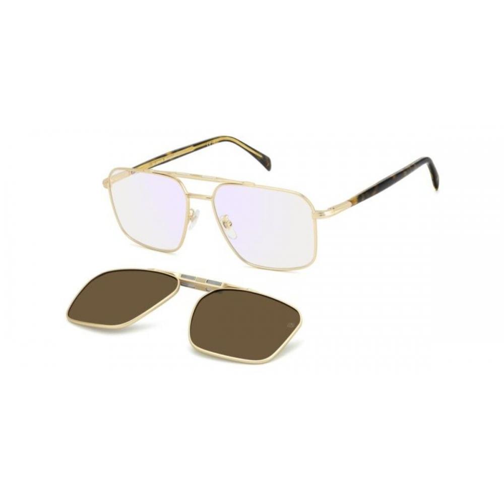 

David BeCkham Db 1187 G C Asian Fit With Clip On 8so Sp Men eyeGlasses 57-16-150