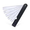 5 Blades Fan Shape Scale Ruler Drawing Tools Scale Ruler Clothing Ruler Foldable Rulers  Stationery