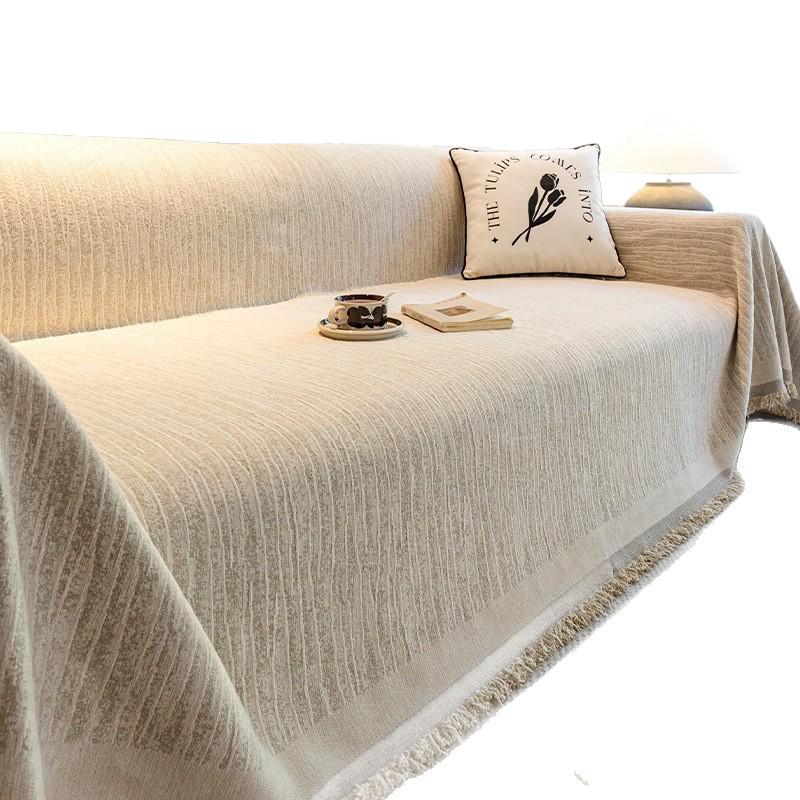 Universal Chenille Non-Slip Sofa Cover Blanket, Anti-Cat Scratch, Four Seasons Full Cover Set