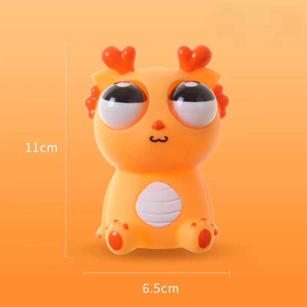 Popping Out Eyes Dragon Press Toys Tactile Fidgeting Toys Stress Ease Anti-Anxiety For Kids Adult Children Autistic Squeeze Toy
