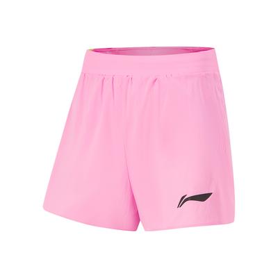 Bequeme Atmungsaktive Schnelltrocknende Sportshorts Damen Shorts Pink AKSU004-5