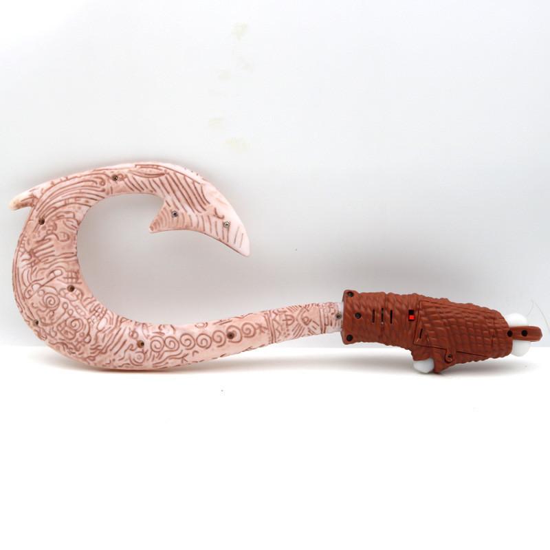 

Моана Рыба Мауи Крюк Звук Освещение Оружие Детская Игрушка Подарок Реквизит для Выступлений