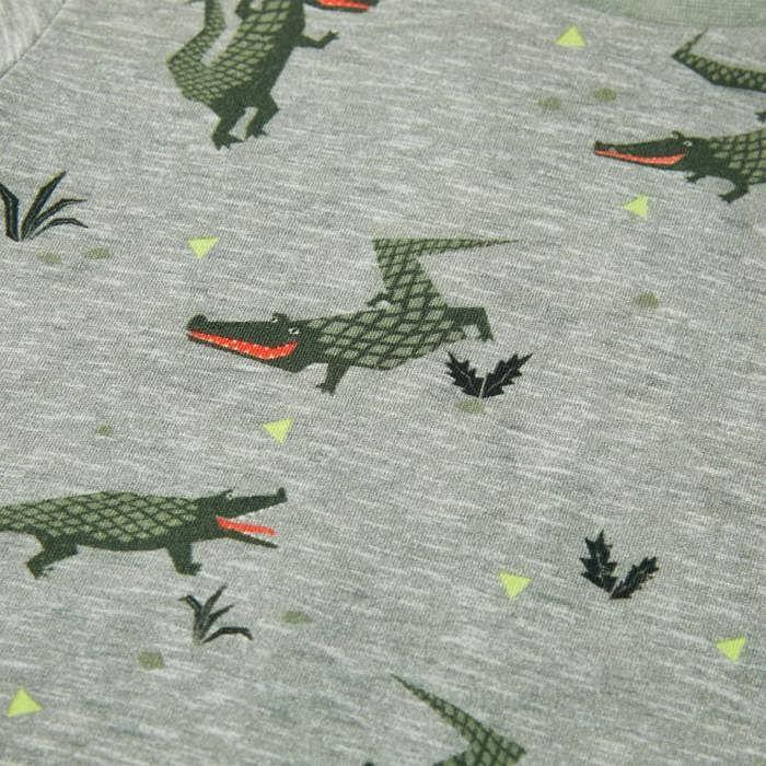 T-shirt pour enfants mélange kaki clair 92/104/116/128/140