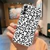 Pink Leopard Phone Case For Samsung Galaxy A56 A16 A17 A07 A06 A37 A57 A32 A22 A26 A36 Marble Artistic Transparent Clear Cover