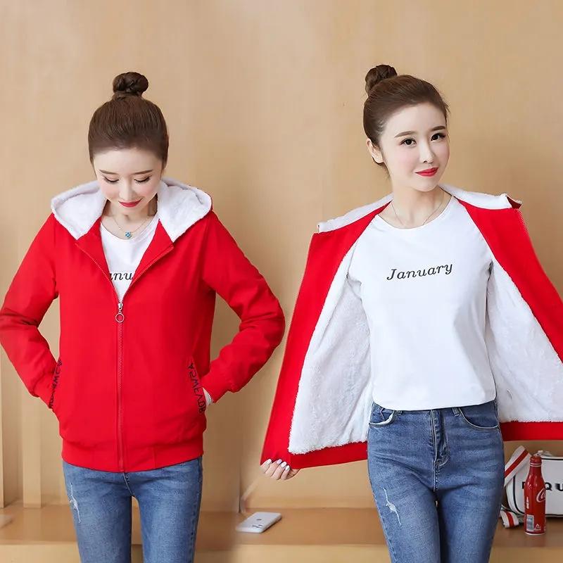 Флисовая утолщенная куртка с капюшоном — фото 10