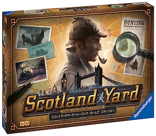 Ravensburger Scotland Yard: Sherlock Holmes Board Game 27529 8 (Ages 10+) [Family Game, Tabletop Game, Strategy Game, Detective Game, Gift (Birthday/C