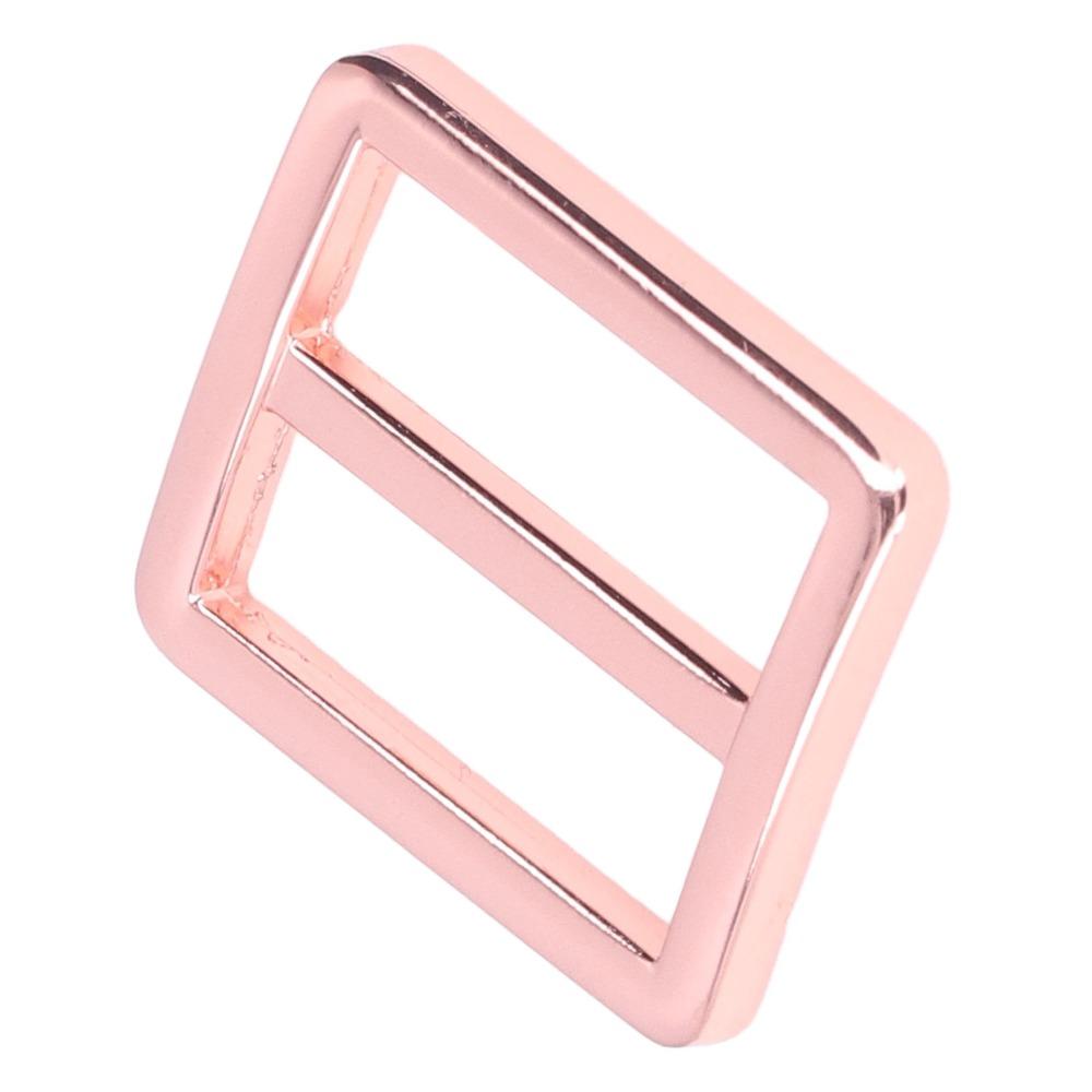 10pcs Durable Metal Tri-Glide Slide Buckle Glossy Finish Adjustable Buckle DIY Project
