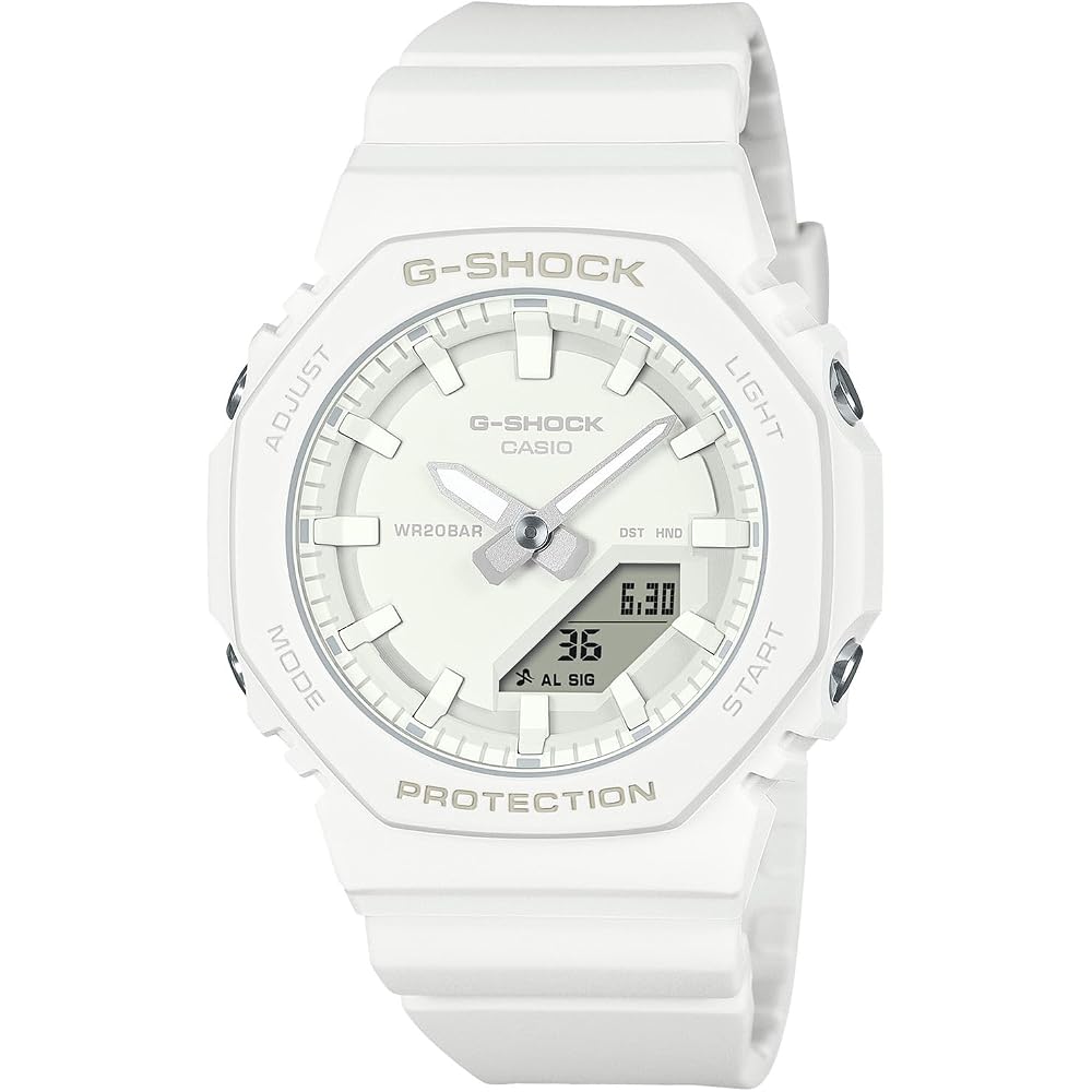 [Casio] G-Shock Watch [Domestic Genuine Product] Mid-size model, made with biomass plastic, GMA-P2100-7AJF, Women's, White