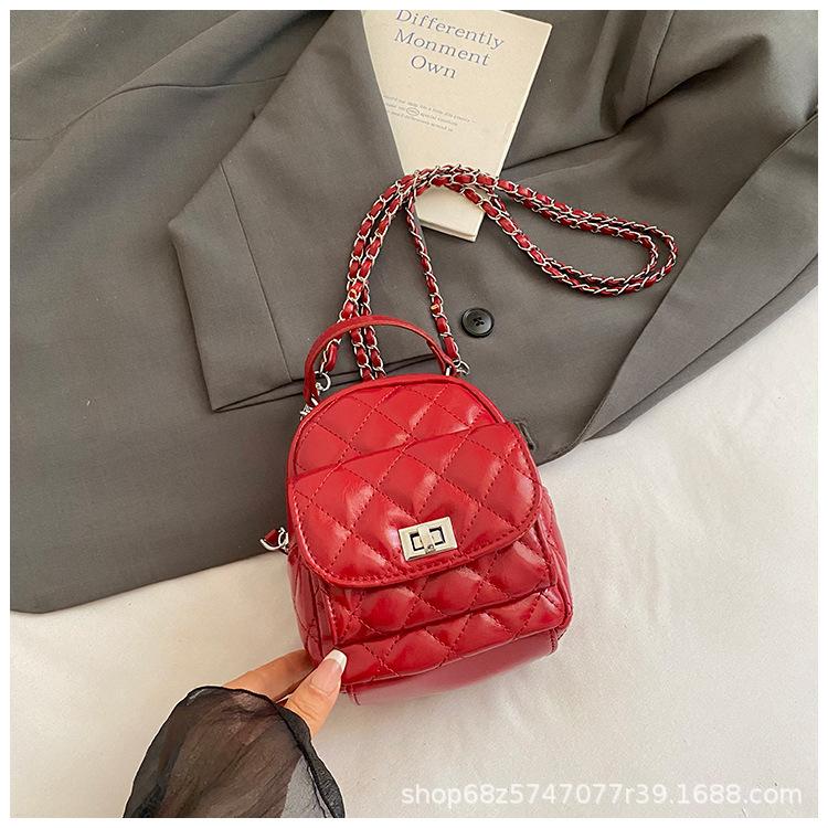 Xiaoxiangfeng backpack women's 2025 new trendy fashion backpack high value chain bucket bag travel bag