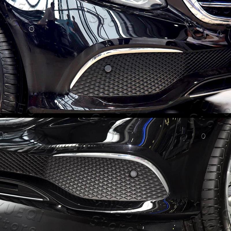 Car Front Bumper Fog Lamp Bezel Fog Light Grille Cover For Mercedes Benz E Class W213 E200 2016-2020 OE 2138850822 2138851122