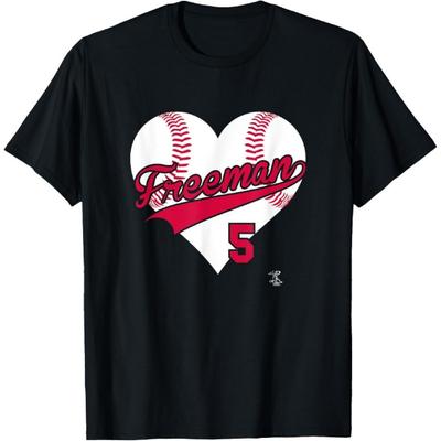 Freddie Freeman Baseball Heart Gameday T-Shirt