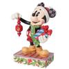 Enesco Disney Traditions by Jim Shore Santa Mickey Mouse Limited Edition Figurine, 7.75 Inch, Multicolor