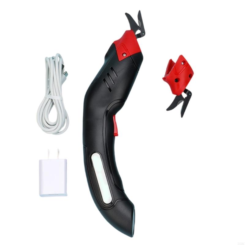 Cordless Electric Scissors Box Cutter Cutting Tool Rechargeable Fabric Scissors