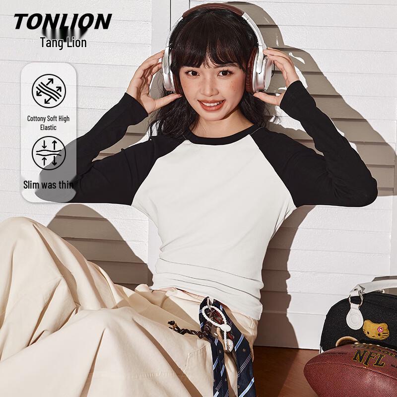 TonLion Women s Slim Fit Long Sleeve T-Shirt S