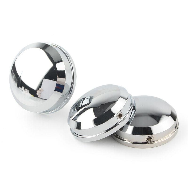 Motorcycle Front Upper Top Fork Stem Nut Caps Cover CNC Aluminum Chrome Black For Harley XL FXD FXDL FXDS FLSTC