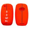 Suitable for Kia K5 Optima Sportage K3 Sorento Folding 4-button Honeycomb Pattern Silicone Car Key Cover