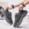 Trendy Men's Shoes Summer New Mesh Breathable Running Sports Shoes Outdoor Basketball Shoes Anti Slip Shock-absorbing Dad Shoes